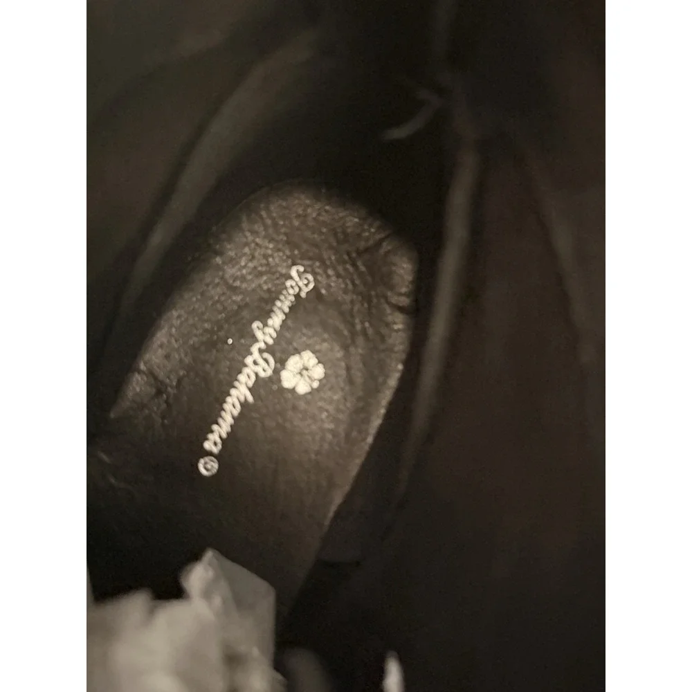 Tommy Bahama Ankle‎ Boots Women Size 9 Evert Black Suede Leather Chukka Tassel
